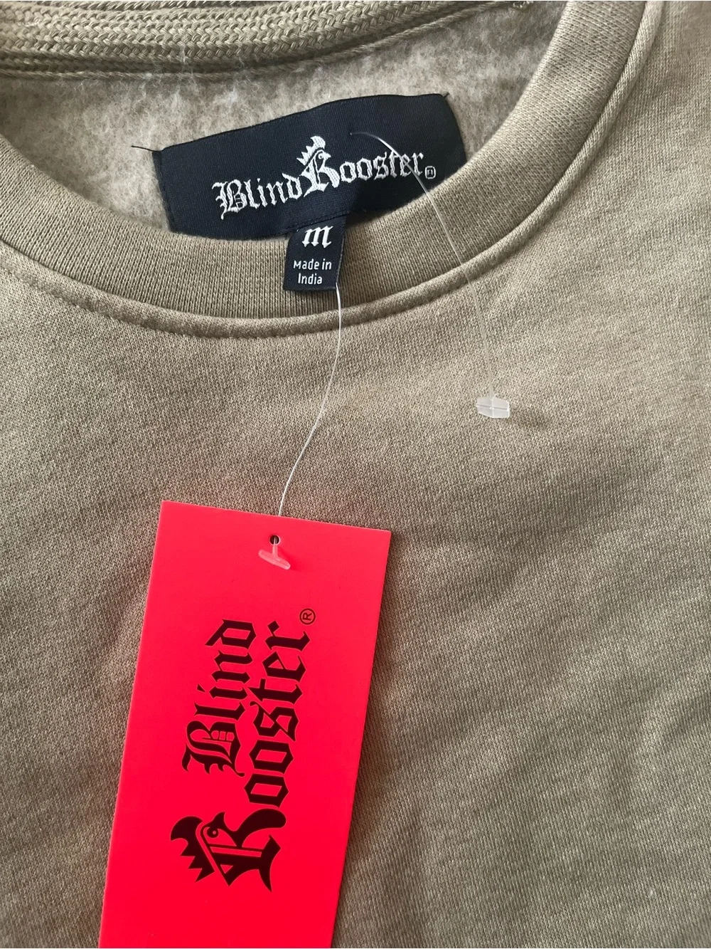 Blind Rooster Embroidered Front Sweatshirt - Elm / Mushroom Fantasy